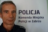 asp.szt. Jan Bator dzielnicowy z V Komisariatu Policji w Zabrzu