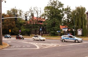 Zabrzańscy policjanci podczas zabezpieczenia 8 edycji "Zabrzańskich Klasyków Nocą"