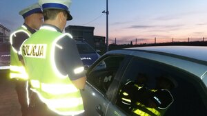 policjanci podczas akcji EDWARD