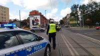 policjanci podczas zabezpieczenia Skarbnikowych Godów