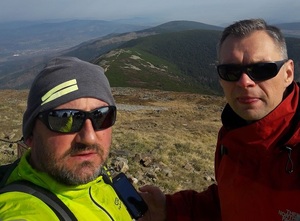 Zabrzańscy policjanci podczas wyprawy na Śnieżkę