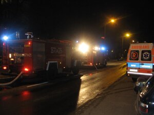 Straż pożarna i karetka pogotowia