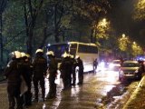 Policjanci podczas zabezpieczenia imprezy masowej