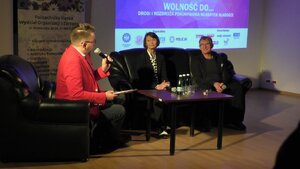 Uczestnicy konferencji "Wolność od... Wolność do..."