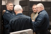 policjanci podczas służby