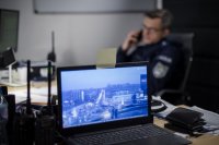 policjanci podczas służby