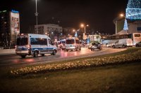 policjanci podczas służby