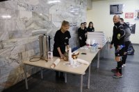 policjanci podczas turnieju