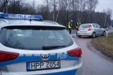Policjanci zabrzańskiej drogówki podczas działań