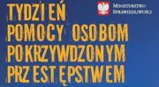 Plakat promujący &quot;Tydzień Pomocy Osobom Pokrzywdzonym Przestępstwem&quot;