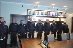 policjanci podczas mianowań