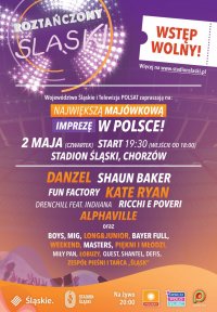 Plakat imprezy "Roztańczony Śląsk"