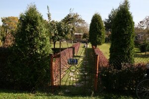 Furtka i wejście na ogródek działkowy