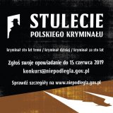 Zdjęcie kolorowe: plakat konkursu na  powieść kryminalną