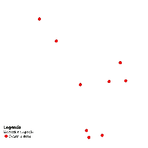 zdjęcie kolorowe: mapa wypadków