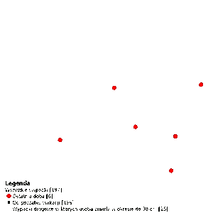 zdjęcie kolorowe: mapa wypadków śmiertelnych w Polsce