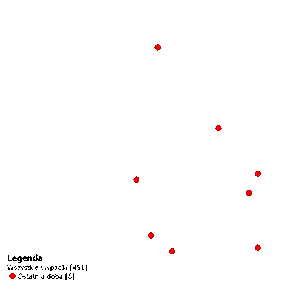 Zdjęcie kolorowe: mapa wypadków śmiertelnyc w Polsce
