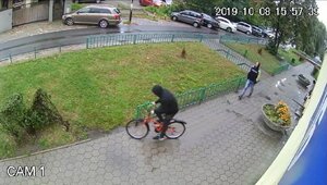 Zdjęcie kolorowe:  wizerunek sprawców kradzieży