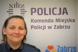 Zdjęcie kolorowe: dzielnicowa rejonu numer 7 sierż. szt. Iwona Nadolska