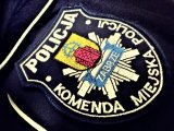 zdjęcie kolorowe: emblemat Komendy Miejskiej Policji Zabrze.