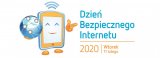 Zdjęcie kolorowe: Napis Dzień Bezpiecznego Internetu 2020