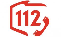 Zdjęcie kolorowe: napis 112