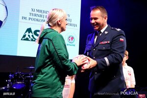 Zdjęcie kolorowe: Pierwszy Zastępca Komendanta Głównego Policji