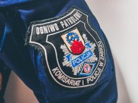 Naszywka ogniwa patrolowego komisariatu I policji w Zabrzu