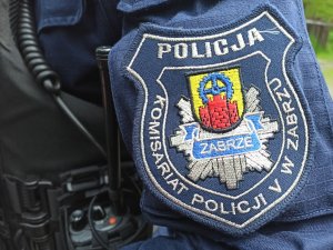 Naszywka komisariatu v policji w Zabrzu