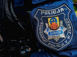 Naszywka komisariatu V policji w Zabrzu