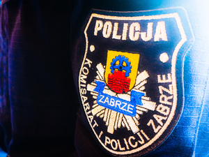 Naszywka Komisariatu I Policji w Zabrzu