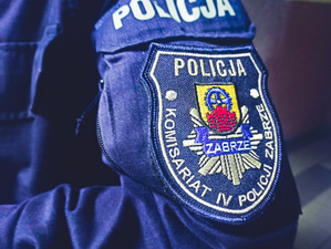Naszywka komisariatu IV policji w Zabrzu