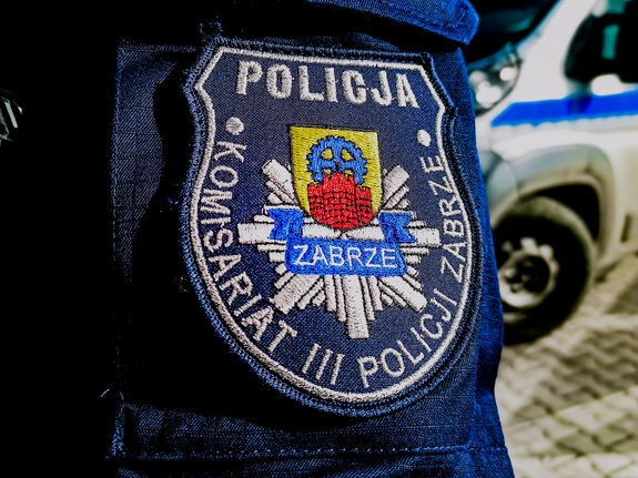 Naszywka Komisariatu III Policji w Zabrzu
