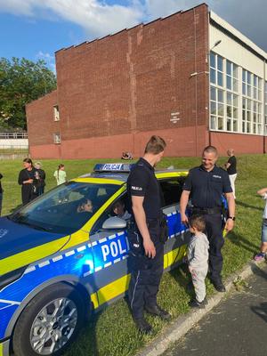 Policjanci na spotkaniu z uczniami