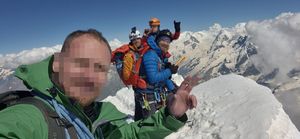 Zdjęcie przedstawiające widok z  wyprawy na górę Matterhorn