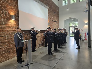 Na zdjęciu uroczystości święta policji w Zabrzu