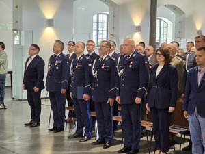 Na zdjęciu uroczystości święta policji w Zabrzu