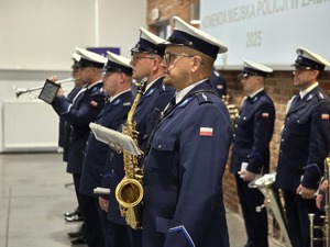 Na zdjęciu uroczystości święta policji w Zabrzu