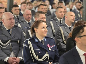 Na zdjęciu uroczystości święta policji w Zabrzu