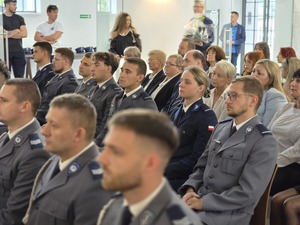 Na zdjęciu uroczystości święta policji w Zabrzu