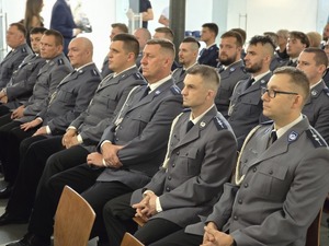 Na zdjęciu uroczystości święta policji w Zabrzu
