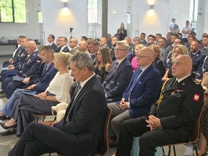 Na zdjęciu uroczystości święta policji w Zabrzu