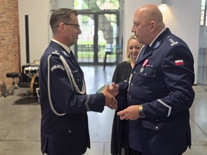 Na zdjęciu uroczystości święta policji w Zabrzu