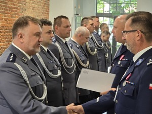 Na zdjęciu uroczystości święta policji w Zabrzu