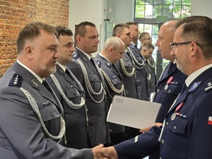 Na zdjęciu uroczystości święta policji w Zabrzu