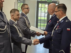 Na zdjęciu uroczystości święta policji w Zabrzu
