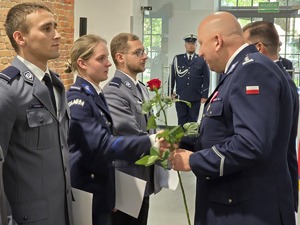 Na zdjęciu uroczystości święta policji w Zabrzu