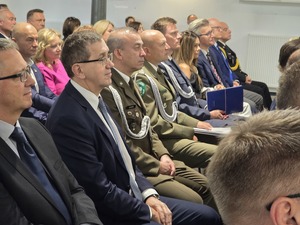 Na zdjęciu uroczystości święta policji w Zabrzu