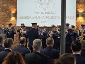 Na zdjęciu uroczystości święta policji w Zabrzu