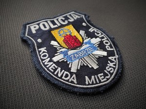 naszywka Komendy miejskiej policji w Zabrzu